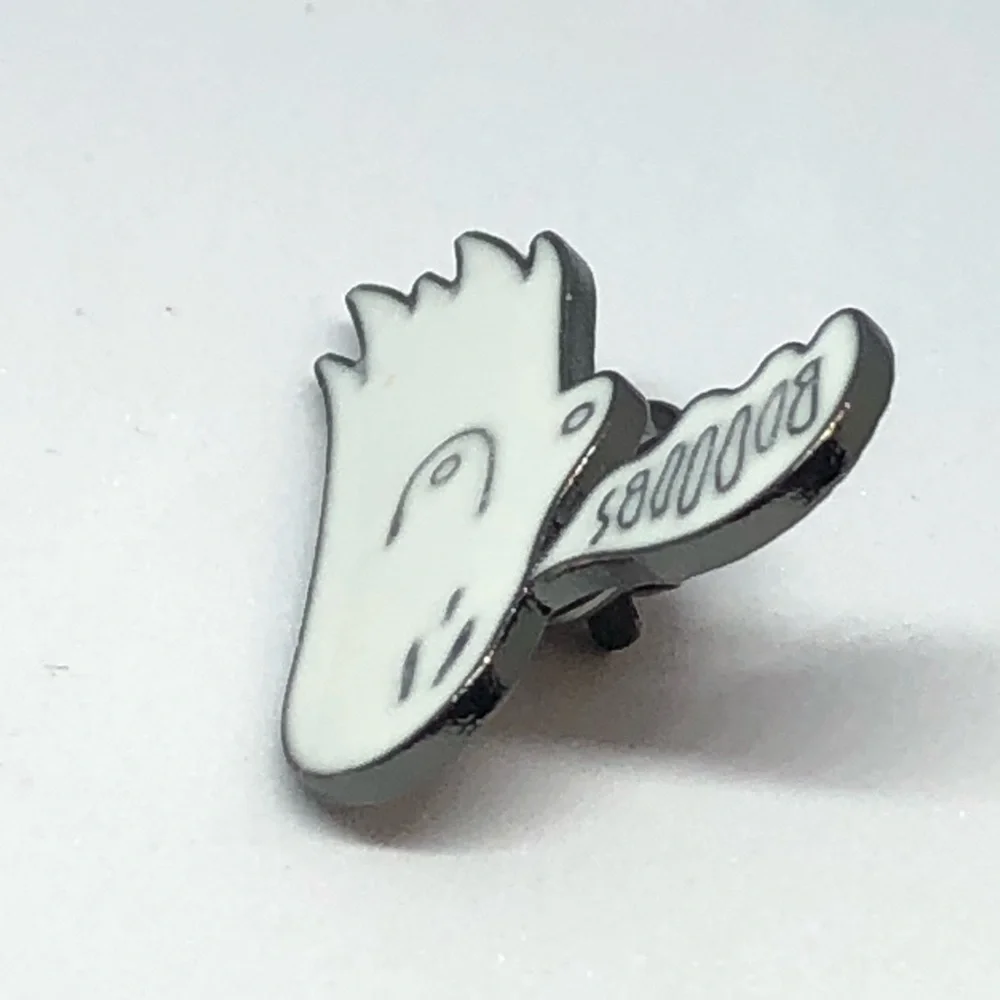 Ghost Boo*ies Enamel Pin Lapel New Funny Novelty